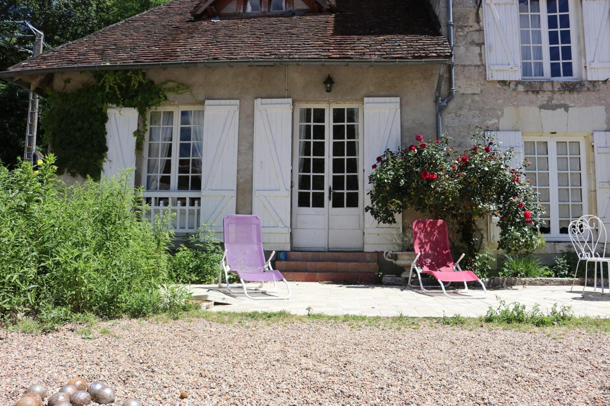 Maison D'Hotes Moulin Du Bas Pese Mont-près-Chambord Zimmer foto